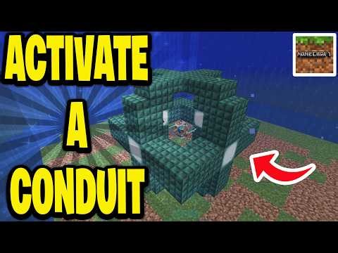 How To Activate A Conduit In Minecraft