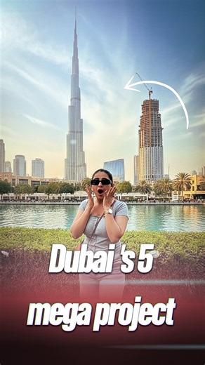 Shaina on Instagram: "DUBAI 5 MEGA Projects happening ❤️ 🇦🇪 Share it with someone who did not know #dubai #projects #uae #growth #development"
