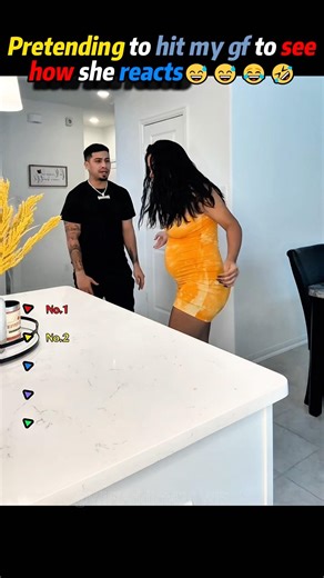 Messing with her with a fake hit 😅