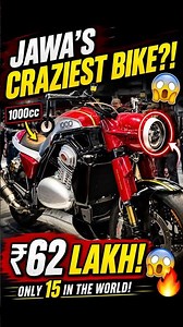 Jawa’s Craziest Bike Ever?! 😱 ₹62 Lakh 1000cc Monster!