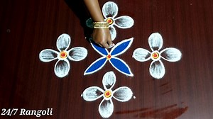 18K views · 322 reactions | Margazhi poo kolangal  Easy Rangoli...