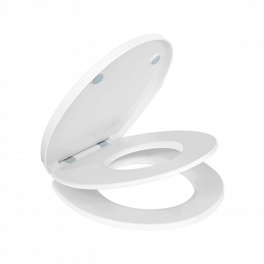 Mondella White Resonance O Shape Family Toilet Seat