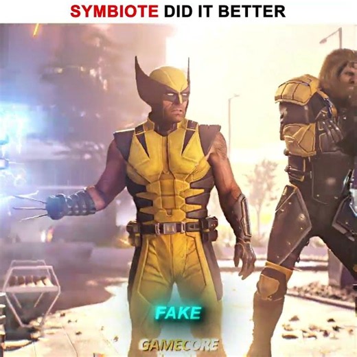 Wolverine And Sabertooth vs Symbiote Spider Man Scene 😱🔥