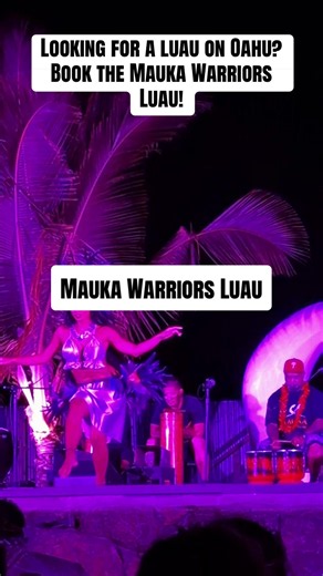 To book the Mauka Warriors luau on Oahu, click the green location tag above my name! #tiktokgotopactivities #thingstodooahu #oahutravel #oahutravelguide #oahuluau