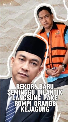 New Chairman, Immediately Corrupt?