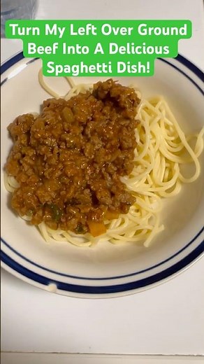 The Only Ground Beef Spaghetti Recipe You Need #cooking #shorts
