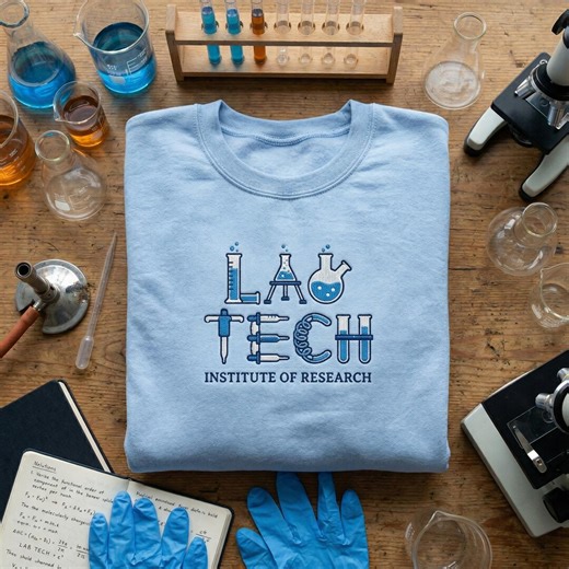 Lab Tech Institute of Research Hoodie, Embroidered Laboratory Scientist Sweatshirt, Medical Research Tech Gift, Science Lab Gear - Etsy