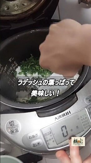 ラディッシュの葉、捨てないで｜ごはんに混ぜて春の味