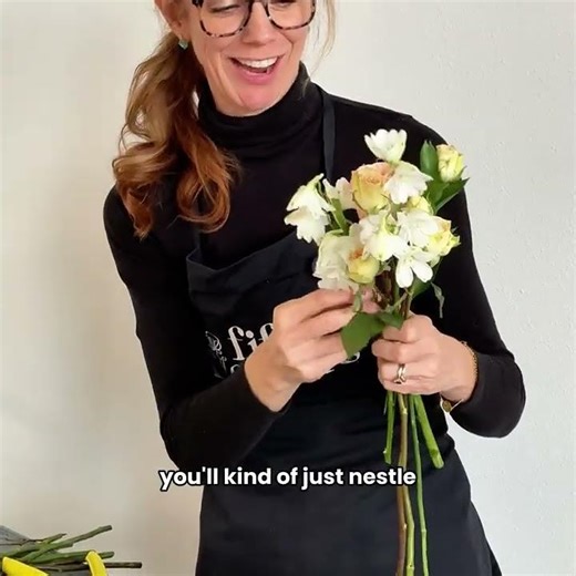 DIY Spiral Prom Bouquet