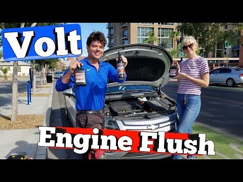2012 Chevy Volt AMSOIL Engine Flush Oil Change