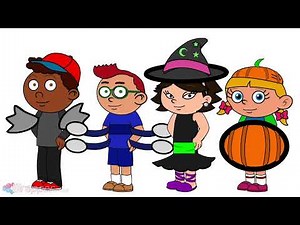 My Halloween Costumes of Leo, Annie, June, and Quincy from Little Einsteins