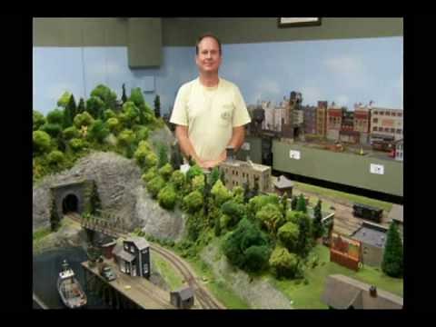 HO Scale Model Railroad Layout Video Of The PRR 1945-1955