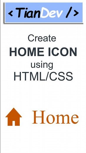 How to Create Home GUI Icon with CSS ❤️ #shorts