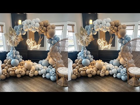 Oh Baby Balloon Garland Tutorial | 40min Setup | How to | DIY