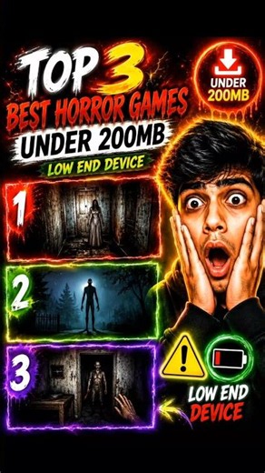 ‎Top 3 Best Horror Games Under 200MB For Android 2026 | Offline No WiFi