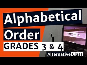 English Grade 3 (Grade 4) - Alphabetical Order