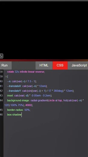 Animated Dots HTML CSS JavaScript