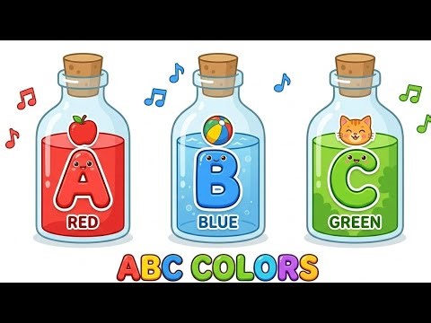 🍎 ABC Colors Song | Learn Phonics & Colors for Kids and Toddler | Suno Toon AI