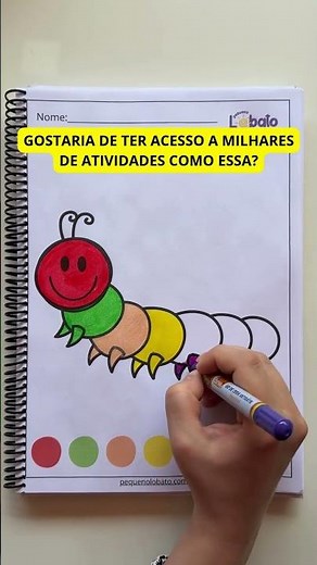 Color Recognition Activity for Early Childhood Education – Painting the Centipede