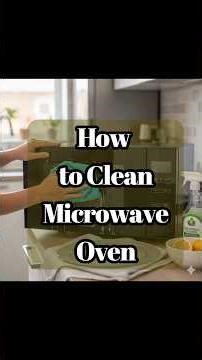 How to Clean Microwave from Inside 🤓 #microwave #cleaning
