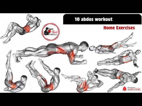 10 abdos workout 🔥 Home Exercises
