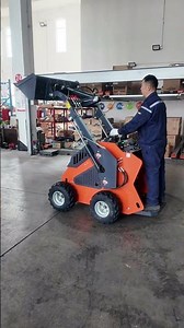 Skid Steer Loader Zero Turn Maneuverability Demo | JRD Jining