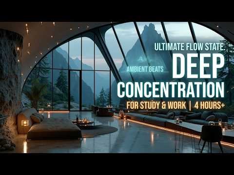 Deep Concentration Music - Flow State Ambient for Study and Productive Office Deep Focus