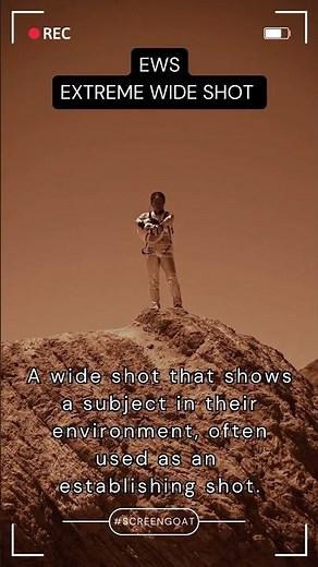 EWS - Extreme Wide Shot 8, Camera Shots by Screengoat #filmmaker