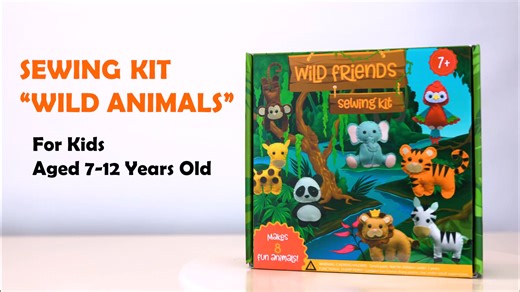 Watch Craftorama Sewing Kit for Kids Fun and Educational Craft Kit on Amazon Live