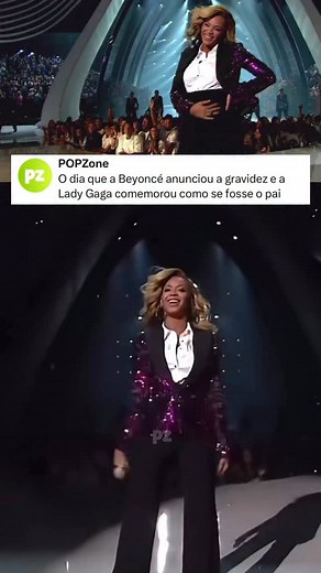 134K views · 542 reactions | E o dia que a Beyoncé anunciou que estava grávida e a Lady Gaga tava comemorando no fundo como se fosse o pai? ️ • Siga @popzone para mais conteúdos | POPZone | Facebook