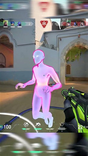 Bro respawned into another headshot 😂 #valorant #shorts #valorantclips
