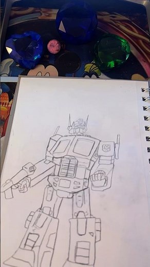 Optimus Prime drawing from Transformers G1