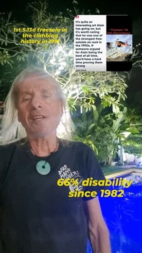 Alain Robert | Legendary Free Solo Climber | Very often people are asking me and wondering if I did fall . Actually I had a very bad accident in 1982 that left me 66% disabled. I... | Instagram