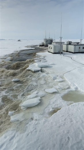 Arctic Research Station Flooding Event #Arctic #ClimateScience