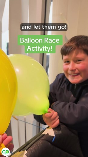 Balloon Race Science Experiment for Kids