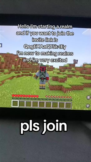 Join My New Minecraft Realm Today!