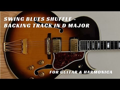 Jump blues backing track | Westcoast style swing shuffle jam track in D