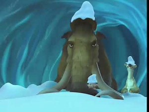 Ice Age: Ice Slide Scene (DVD Capture)