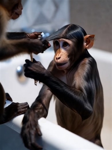 Funny Monkey Hair Moments Compilation
