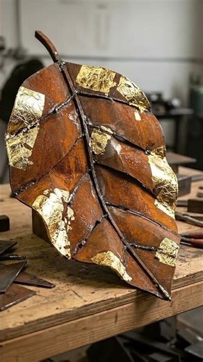 Rusty Scrap Metal Transformed Into a GLEAMING Gold