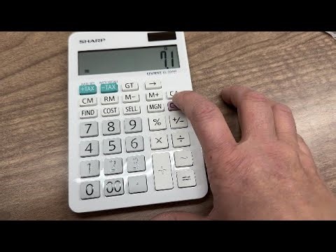 Sharp Desktop Calculator With Large Keys Review | Sharp