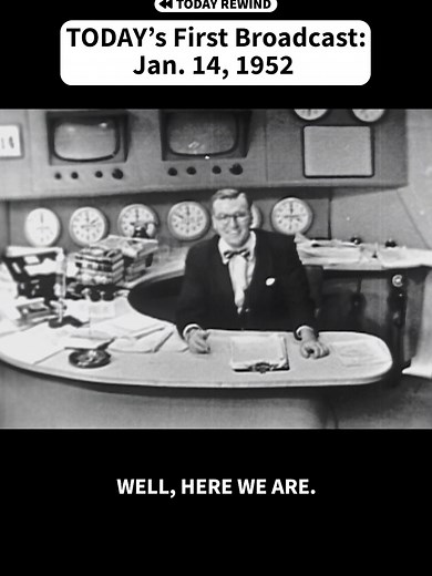 73 years ago today, Dave Garroway anchored the first episode of The TODAY Show live from NBC's