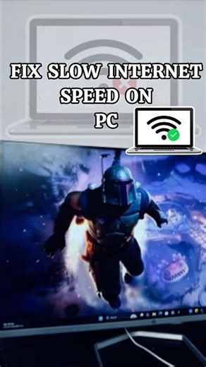 How to fix slow internet connection on pc 💻👨‍💻.#pc #pctips #tech #windows #computertechnic #tech