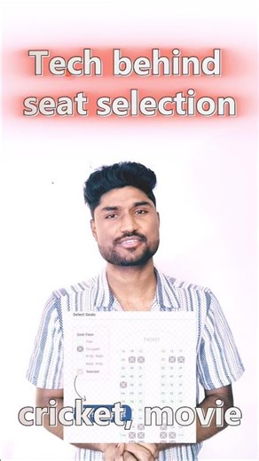 How Movie Seat Selection Works in Backend #shorts #youtube #interview #jobs,