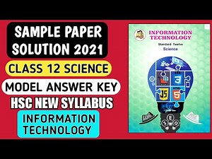Model Sample Question Paper with Answer Key Maharashtra state Board Sample Papers HSC IT class12 sci