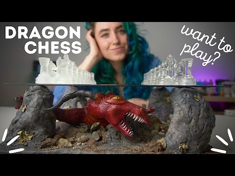 Making A Fantasy Chess Set // Pt. 1 The Dragon Chess Board