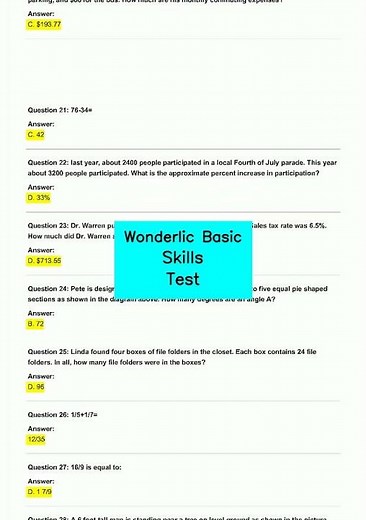 Wonderlic Basic Skills Test video