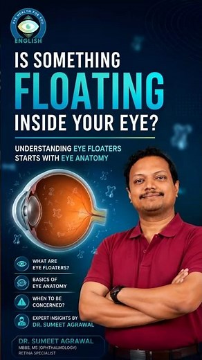Seeing Black Dots or Floating Spots? First Understand Your Eye Anatomy | Dr. Sumeet Agrawal