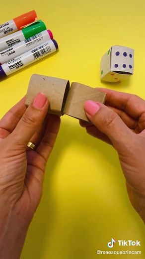 Como Fazer um Dado de Papel em 1 Minuto - Tutorial Criativo