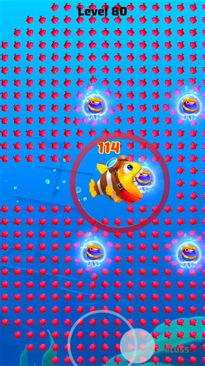 Aquarium Crush Fishdom9 Level 80 (116372 x 80000)#shorts #trending #fishdom#aquarium #viral